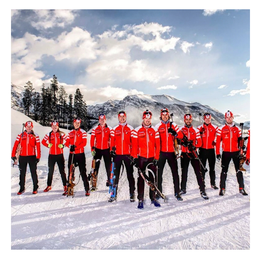 clothing collection for the Biathlon Olympic Canadian Team